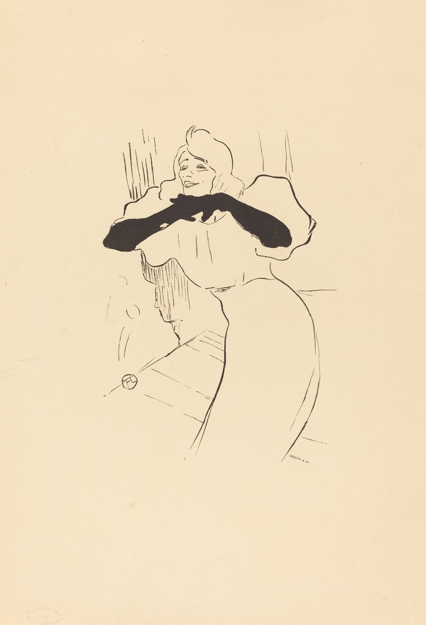 Yvette Guilbert: Linger, Longer, Loo von Henri de Toulouse Lautrec