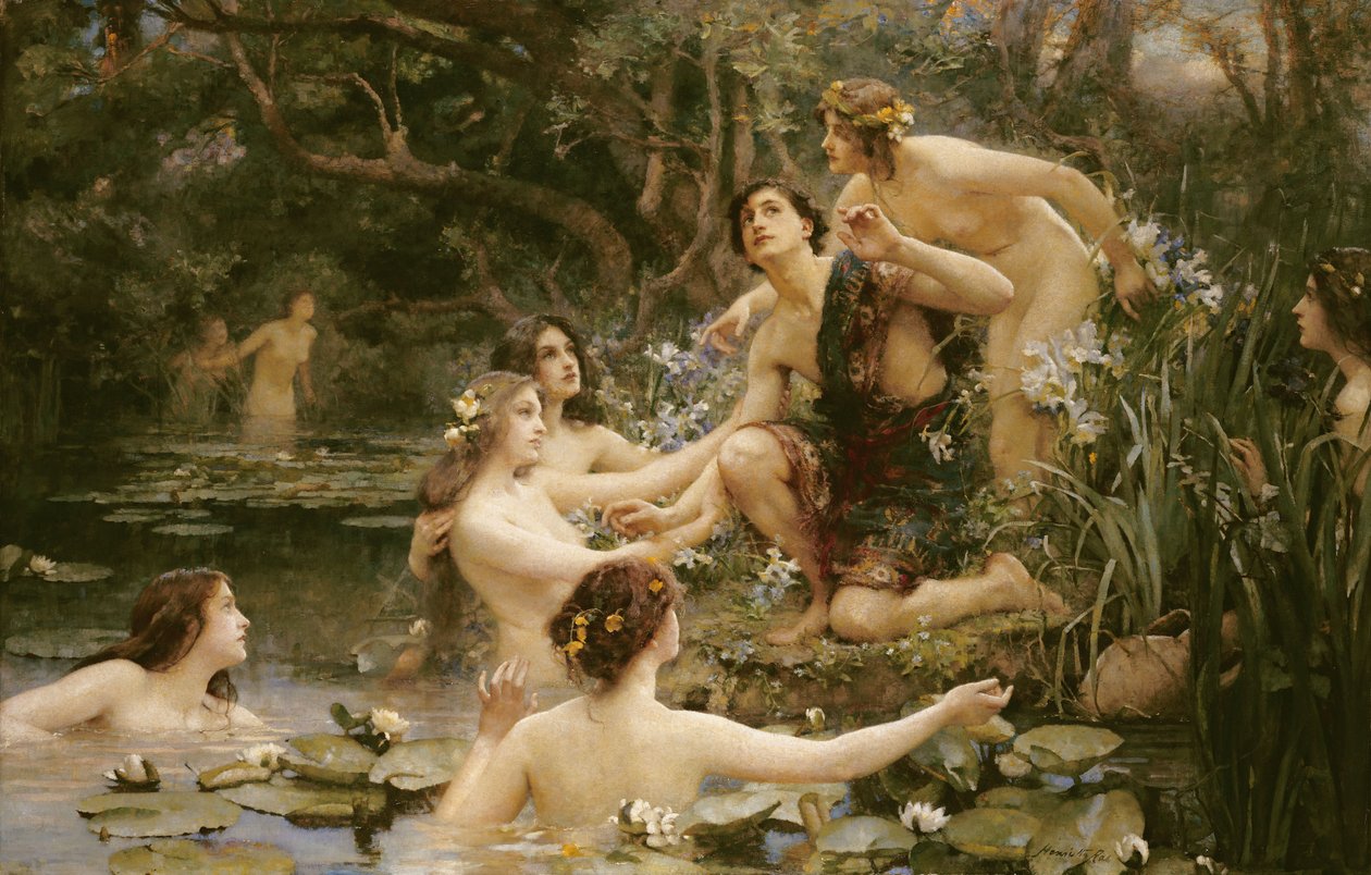 Hylas und die Wassernymphen von Henrietta Rae