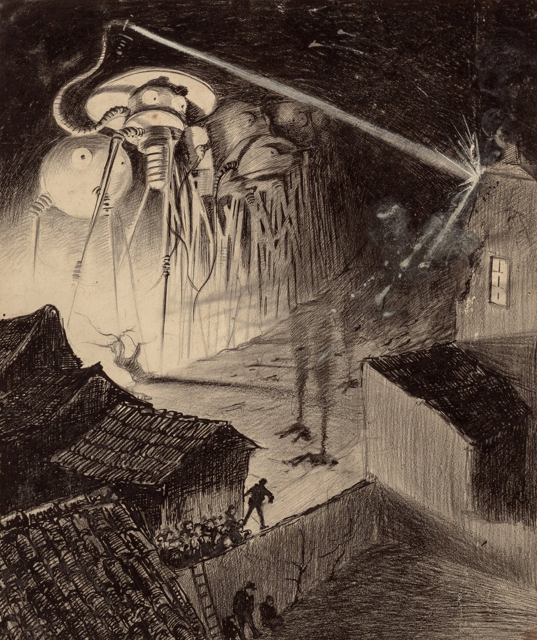 Marsianer zerstören Haus von Henrique Alvim Correa