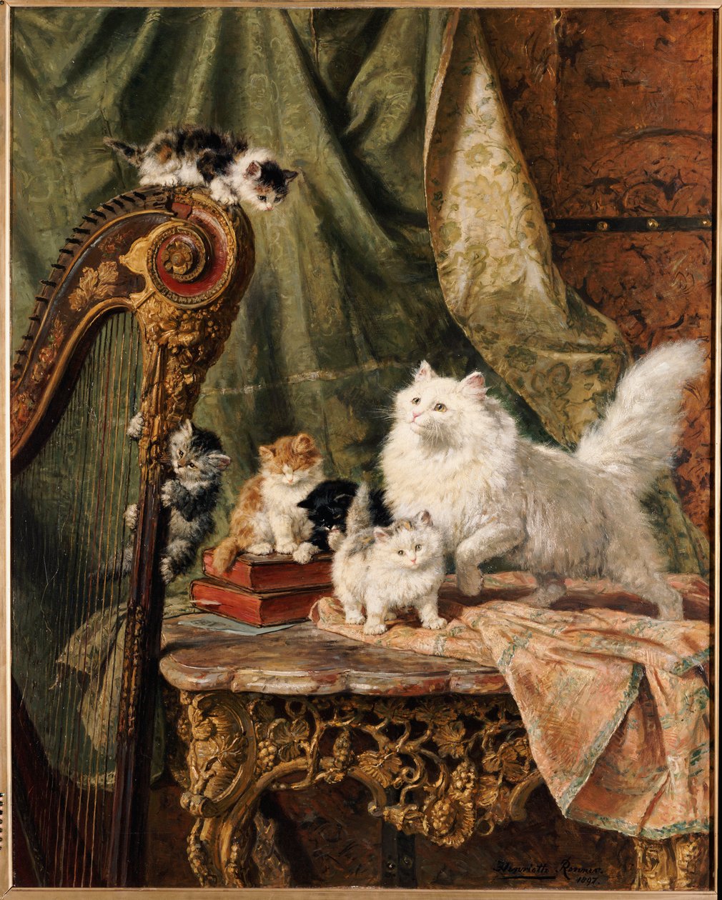 Ein Musikalisches Zwischenspiel, 1897 von Henriëtte Ronner Knip