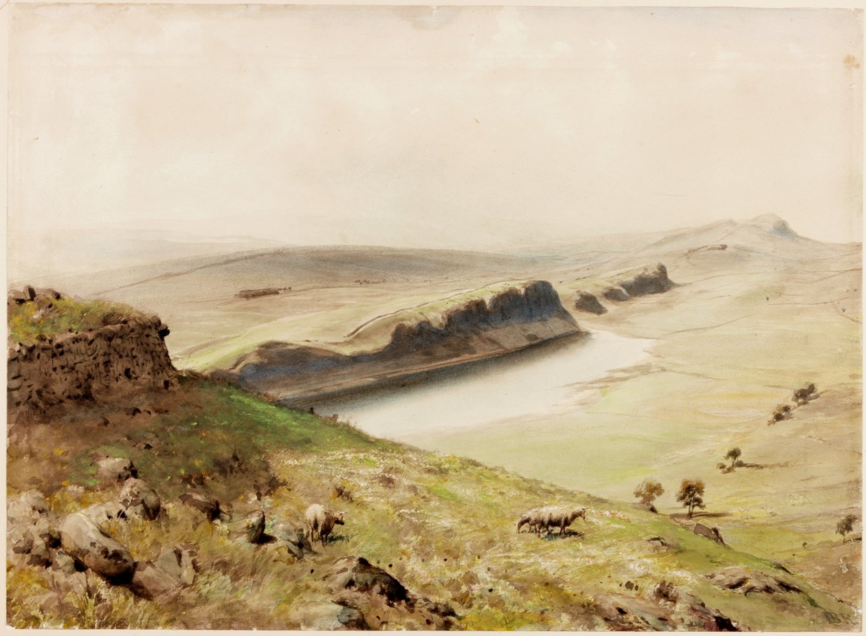 Crag Lough von Henry Burdon Richardson