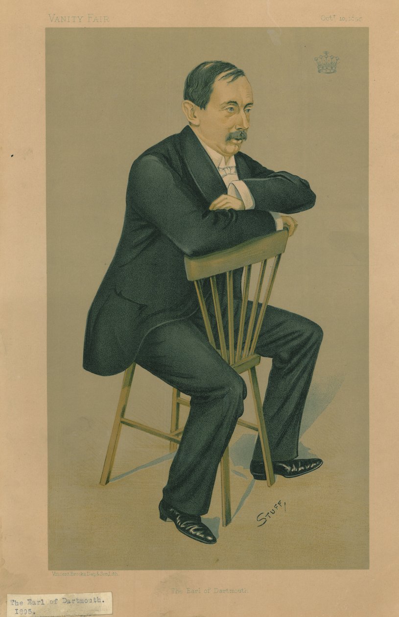Der Earl of Dartmouth, 1895 von Henry Charles Seppings Wright