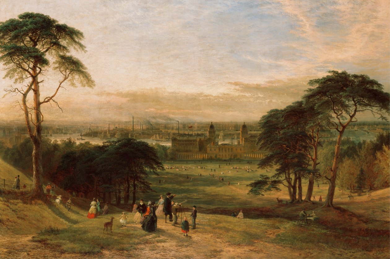 London vom Greenwich Hill von Henry Dawson