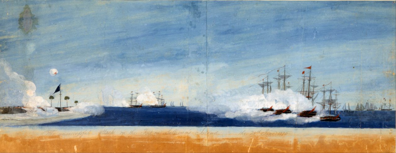Der erfolglose Angriff auf das Fort auf Sullivans Island von Henry Gray