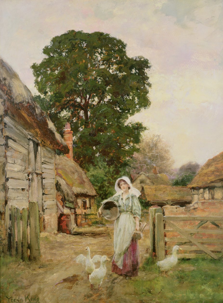 Die Milchmagd von Henry John Yeend King