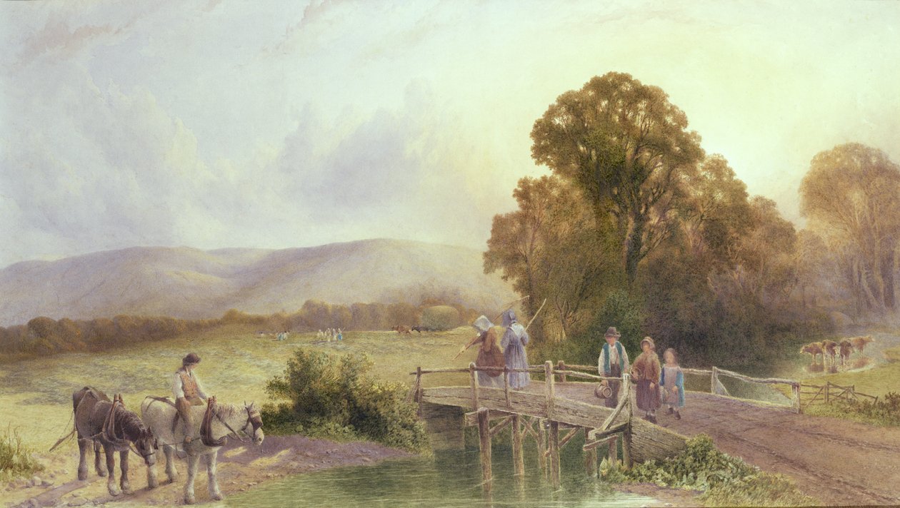 Die Hügel bei Midhurst von Henry Maplestone