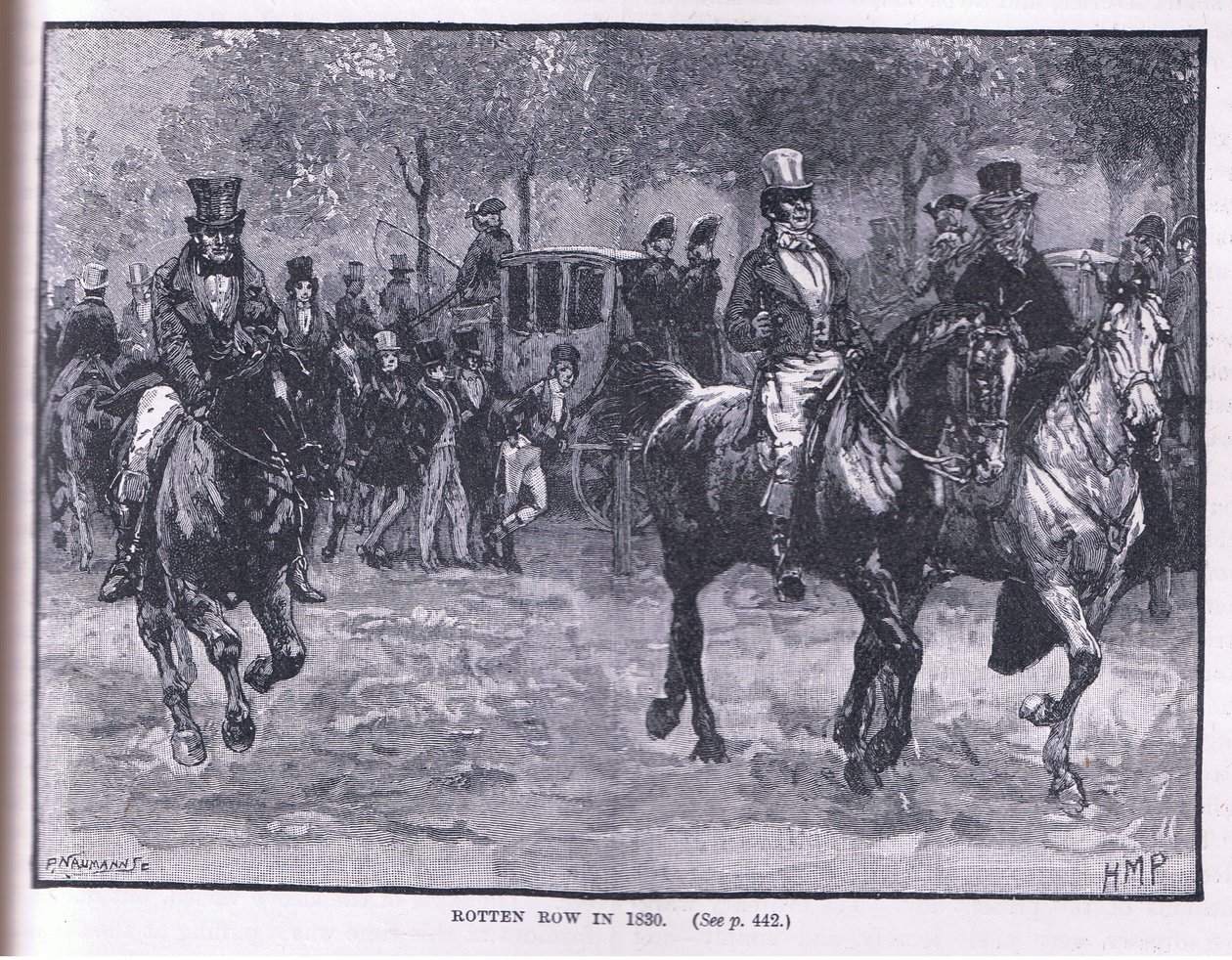 Rotten Row im Jahr 1830 von Henry Marriott Paget