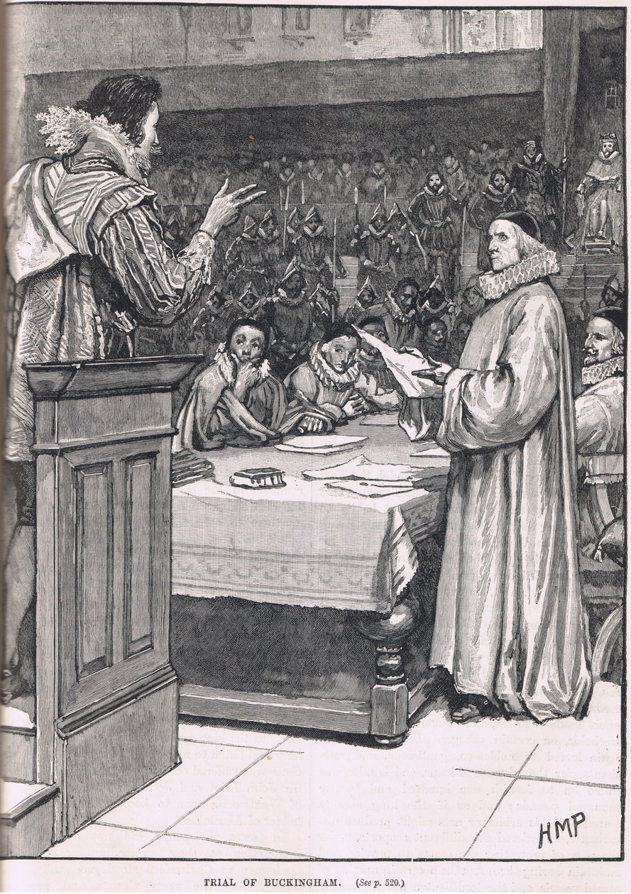 Prozess gegen Buckingham 1626 von Henry Marriott Paget