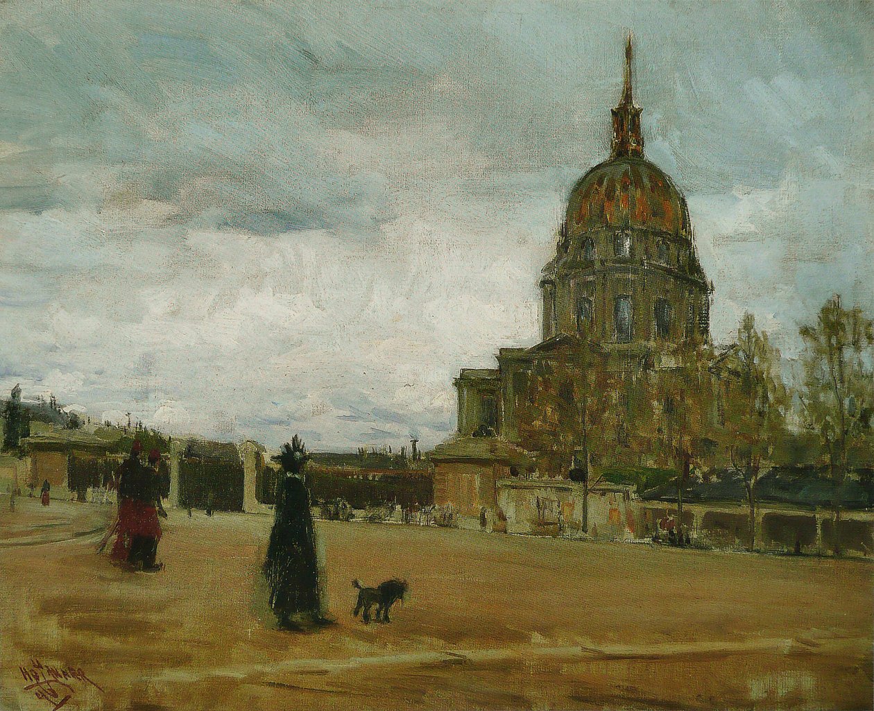 Les Invalides, Paris von Henry Ossawa Tanner
