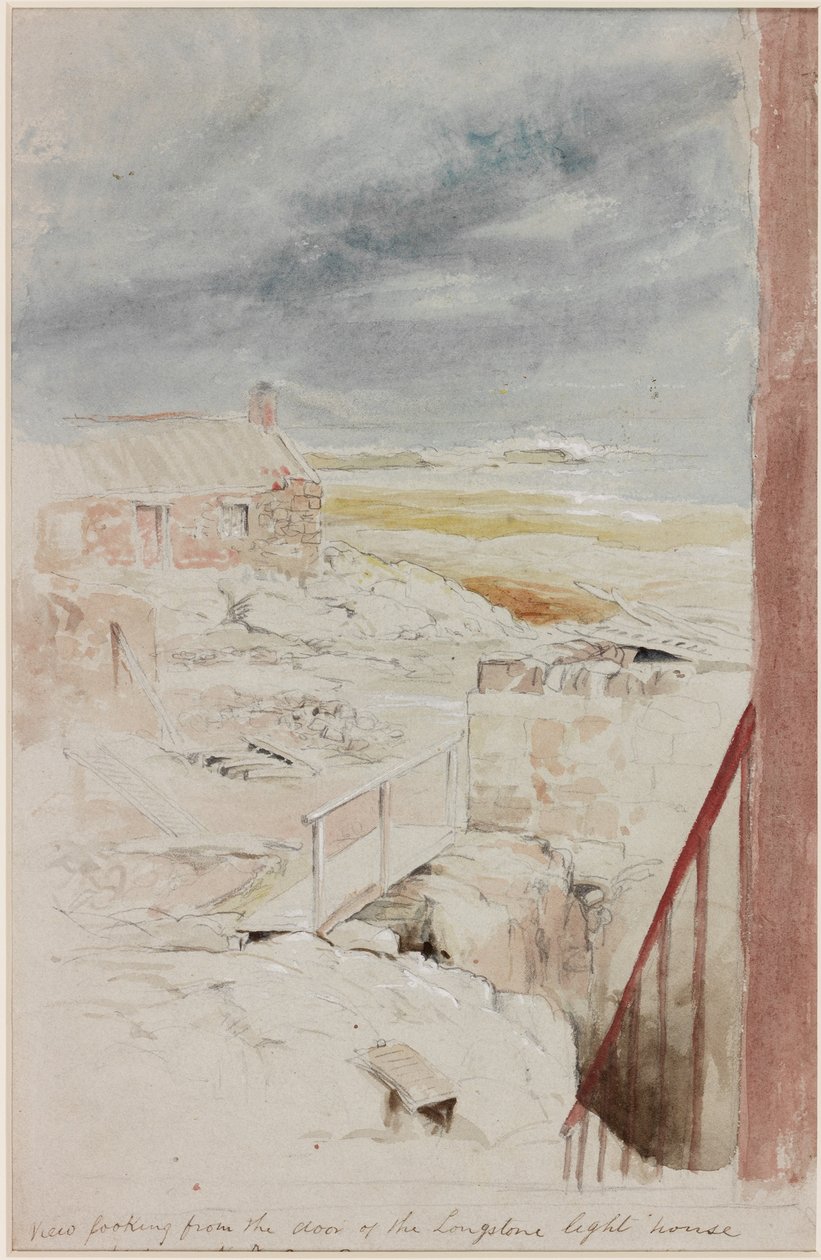 Blick vom Longstone-Leuchtturm, 1838 von Henry Perlee Parker
