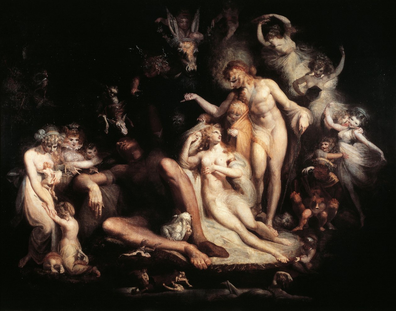 "Das Erwachen der Titania" von Henry  Fuseli
