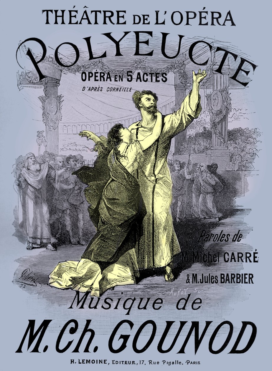 Oper "Polyeucte" von Gounod von Jean Le and workshop Noir