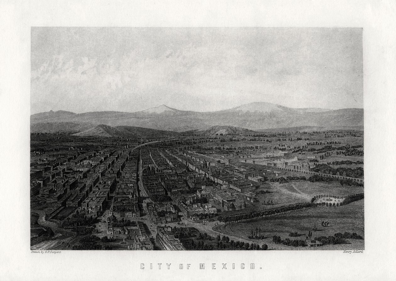 Stadt Mexiko, 1883 von Henry Adlard