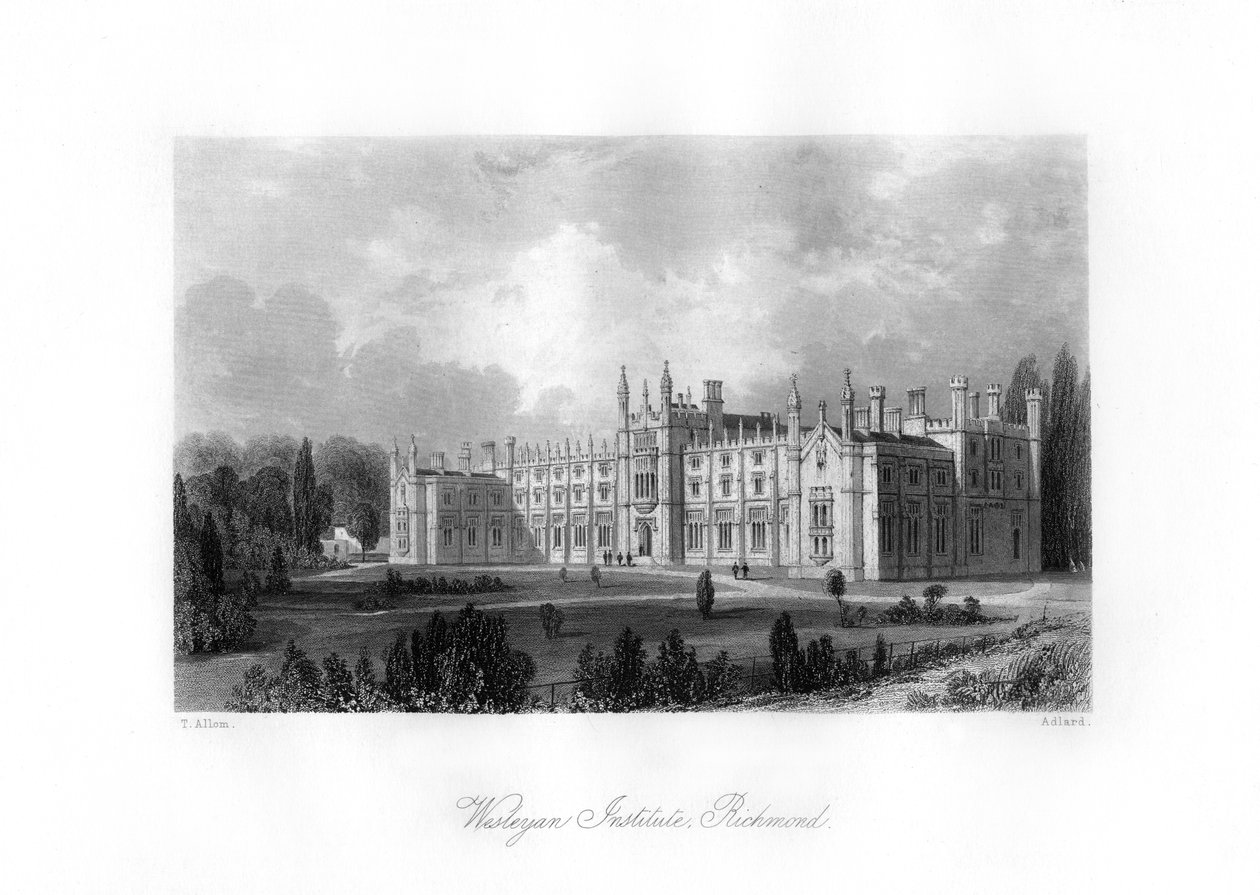 Wesleyanisches Institut, Richmond, 19. Jahrhundert von Henry Adlard