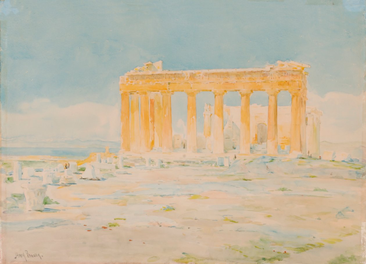Das Parthenon, Ostfassade, n.d. von Henry Bacon