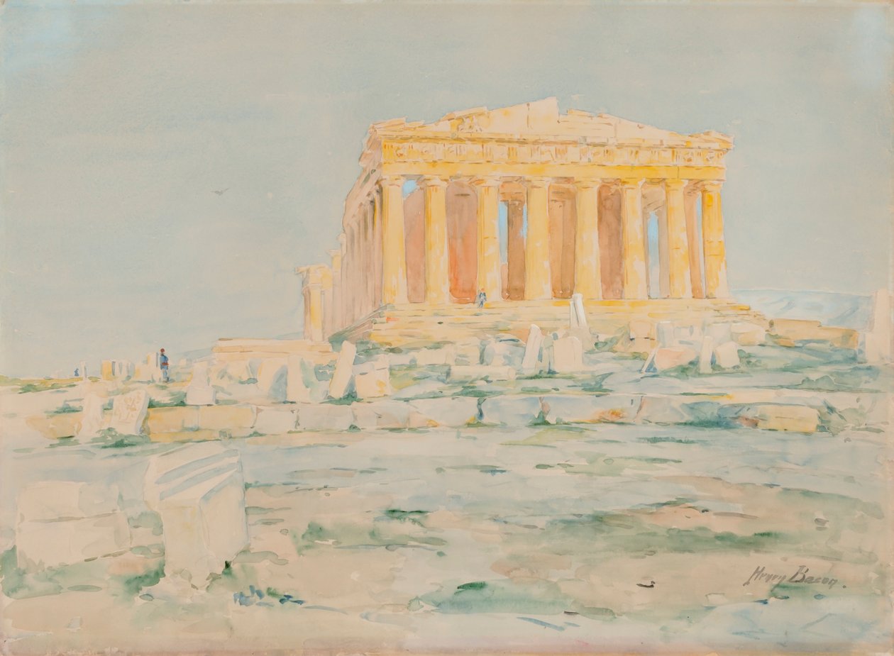 Der Parthenon, Westfassade von Henry Bacon