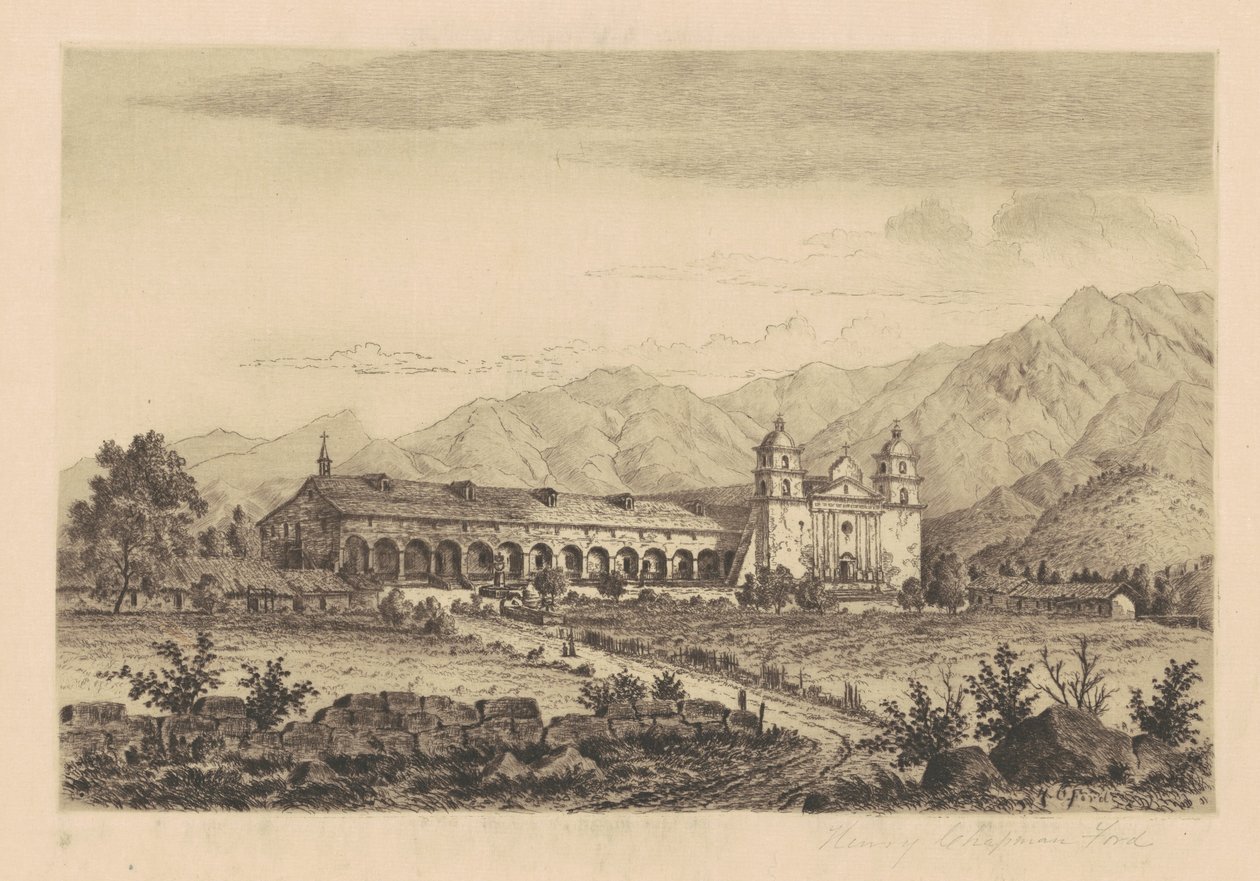 Mission Santa Barbara von Henry Chapman Ford