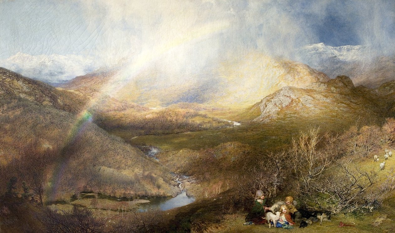 Der Regenbogen, 1862 von Henry Clarence Whaite