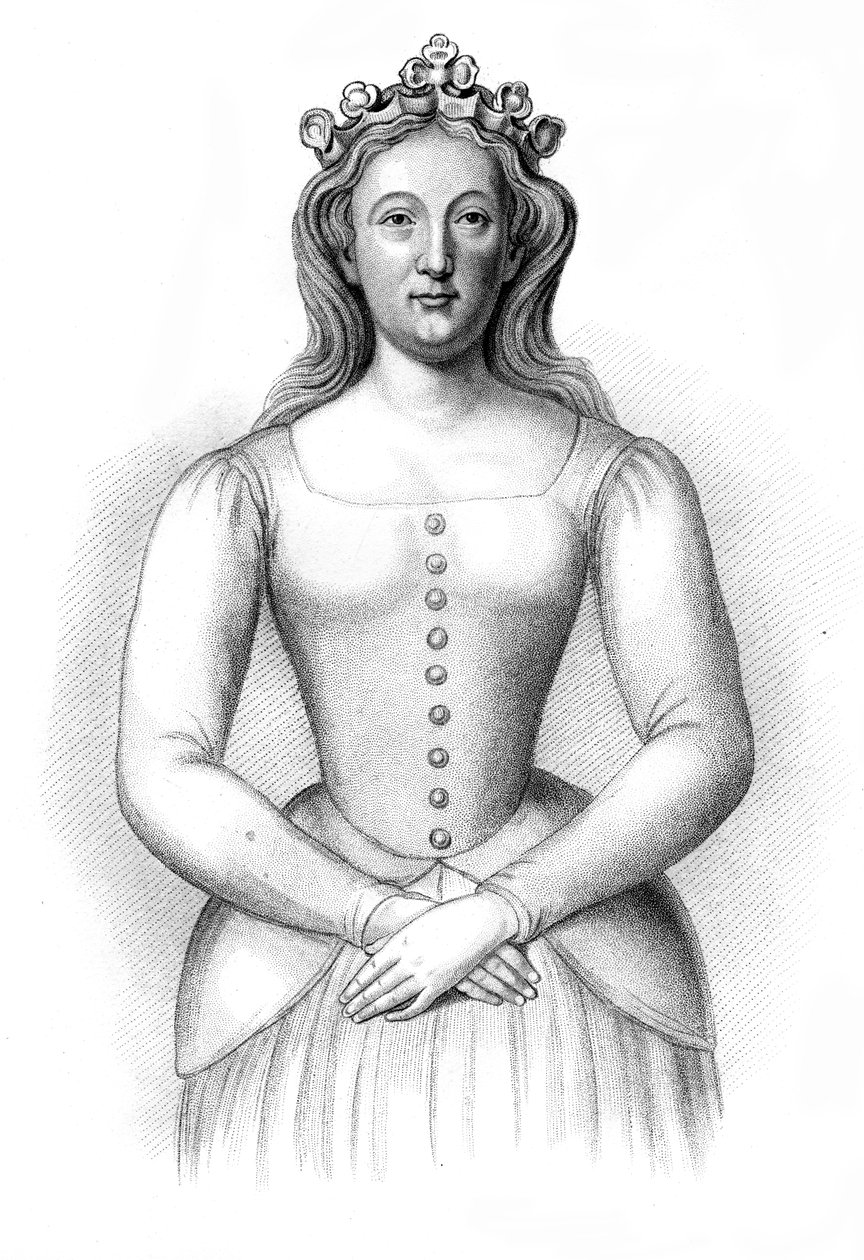 Philippa von Hennegau, 1851 von Henry Colburn