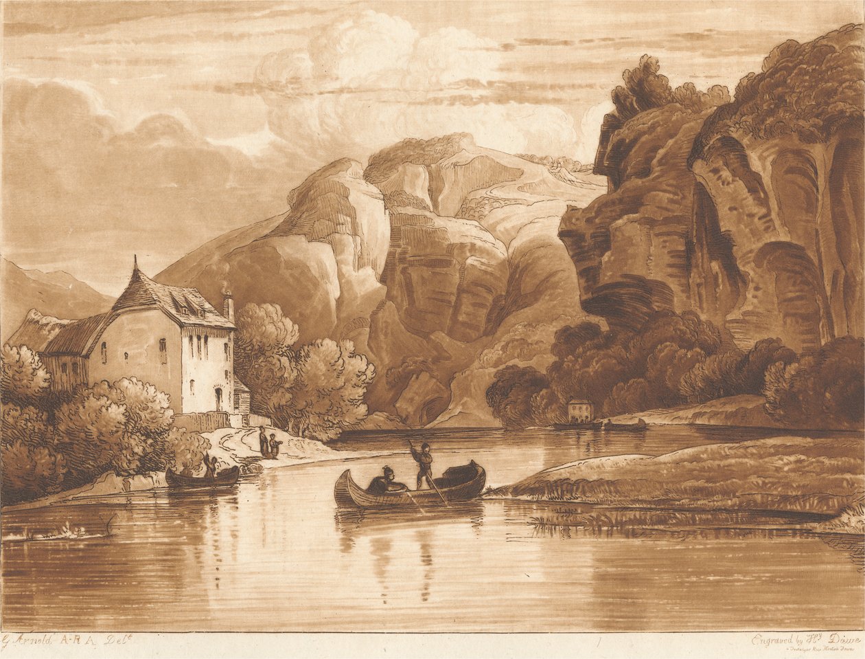 Fluss Maas von Henry Dawe