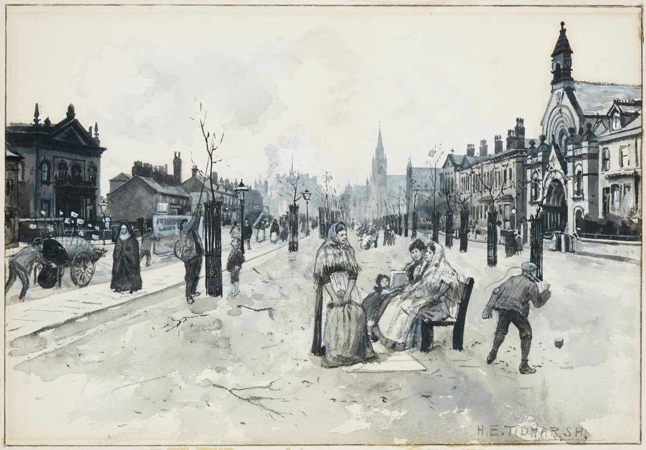 Broad Street, Pendleton von Henry Edward Tidmarsh