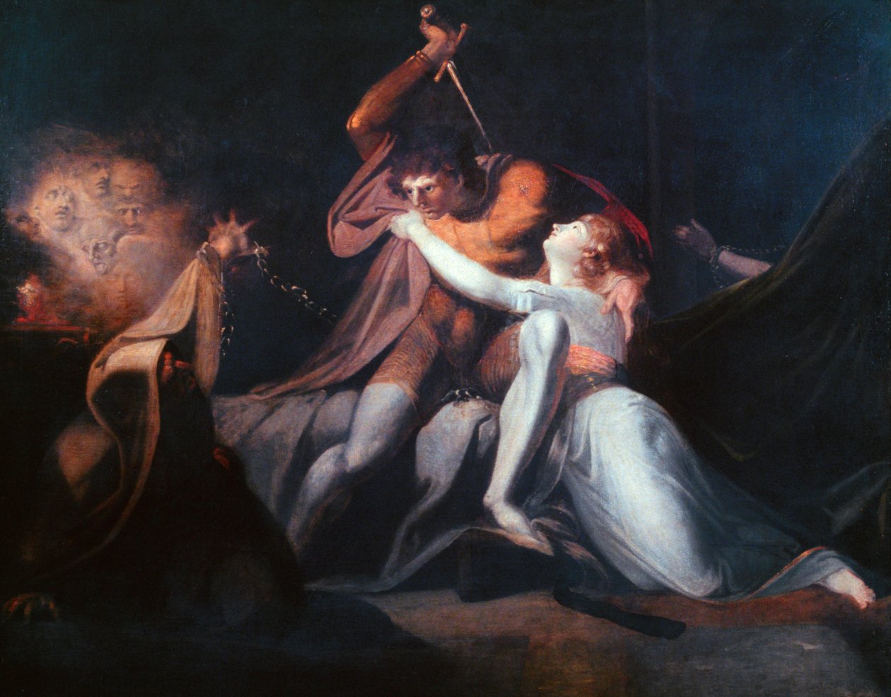Percival übergibt Belisane..., ausgestellt 1783 von Johann Heinrich Füssli
