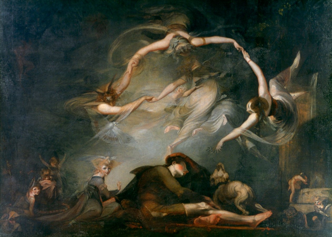 Der Traum der Hirten, aus Paradise Lost, 1793 von Johann Heinrich Füssli