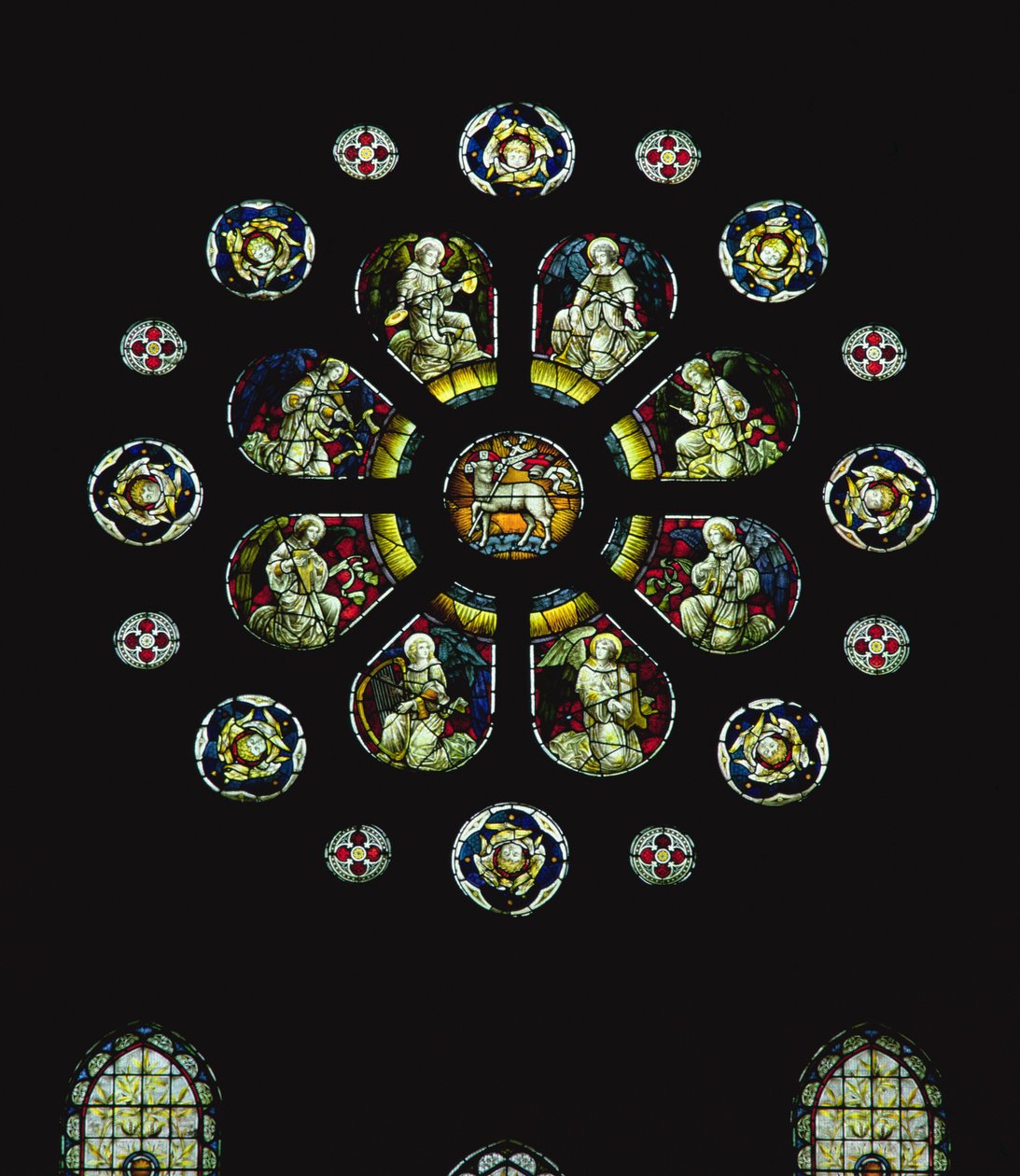 Rosettenfenster von Henry Holiday