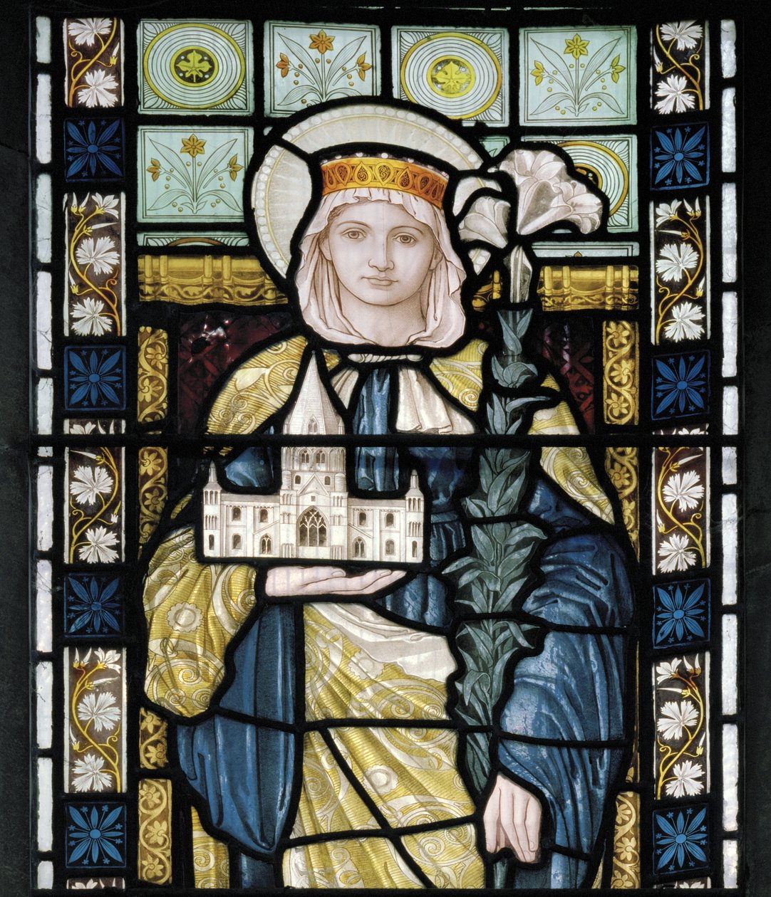 St. Frideswide, ca. 1872 (Buntglas) von Henry Holiday