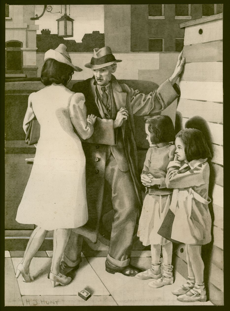 Ein Streit, ca. 1935 von Henry J. Hunt
