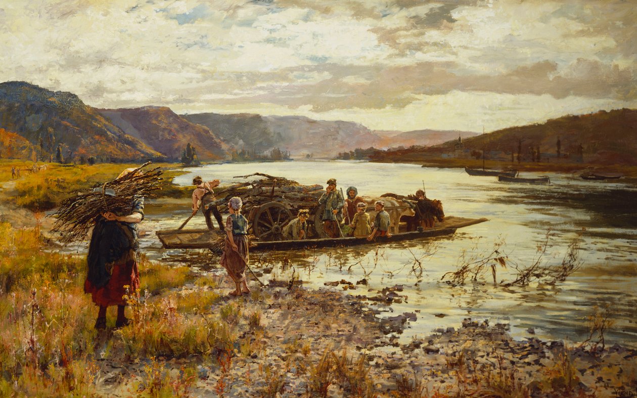 Überquerung des Sees von Henry John Yeend King