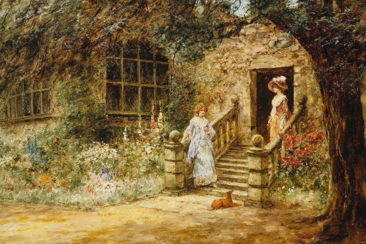 Elegantes Gespräch von Henry John Yeend King