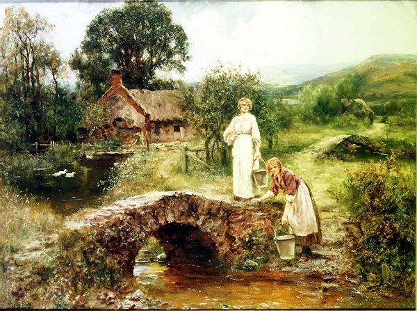 Wasser holen von Henry John Yeend King