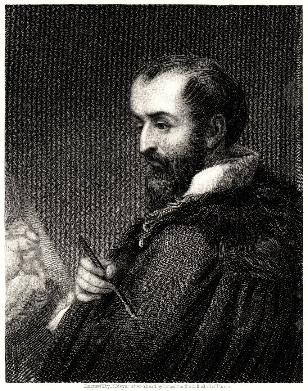 Correggio, 19. Jahrhundert von Henry Meyer