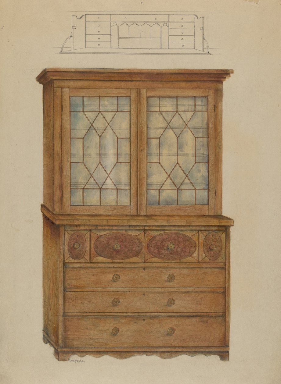 Schreibtisch von Henry Meyers