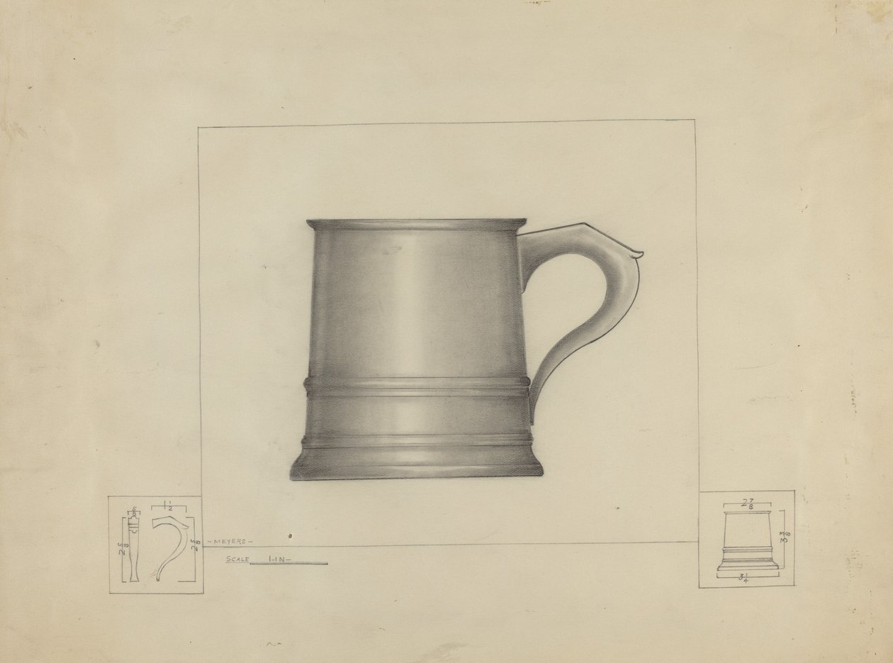 Zinnkrug von Henry Meyers