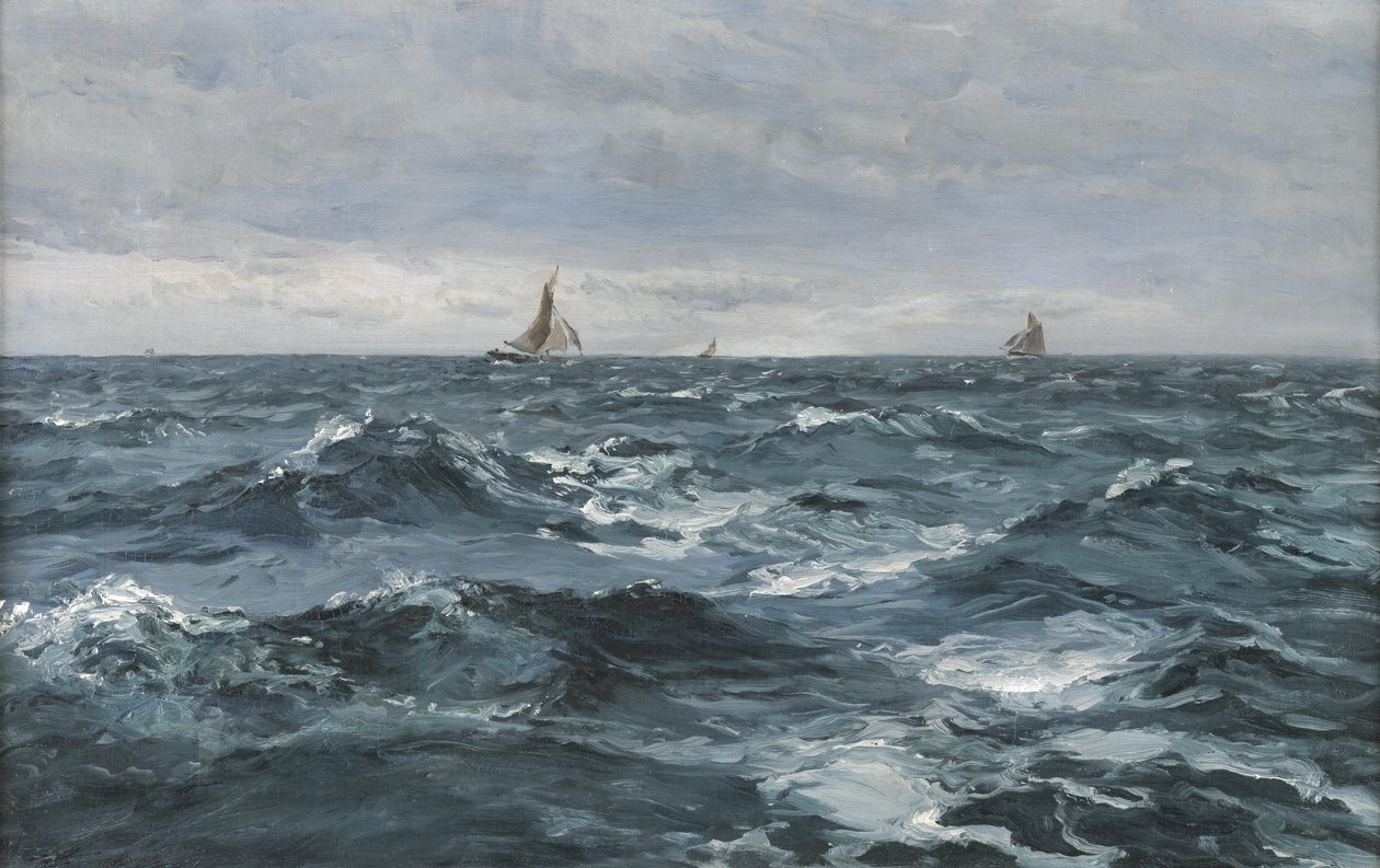Segeln auf rauer See von Henry Moore