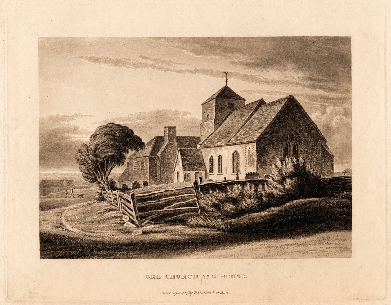 Kirche und Haus von Ore von Henry Morton