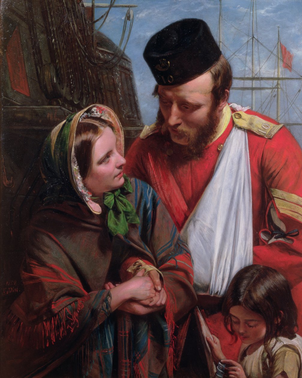 Wieder zu Hause, 1858 (Paar von 146061) von Henry Nelson O