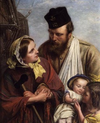 Wieder zu Hause, 1858 von Henry Nelson ONeil