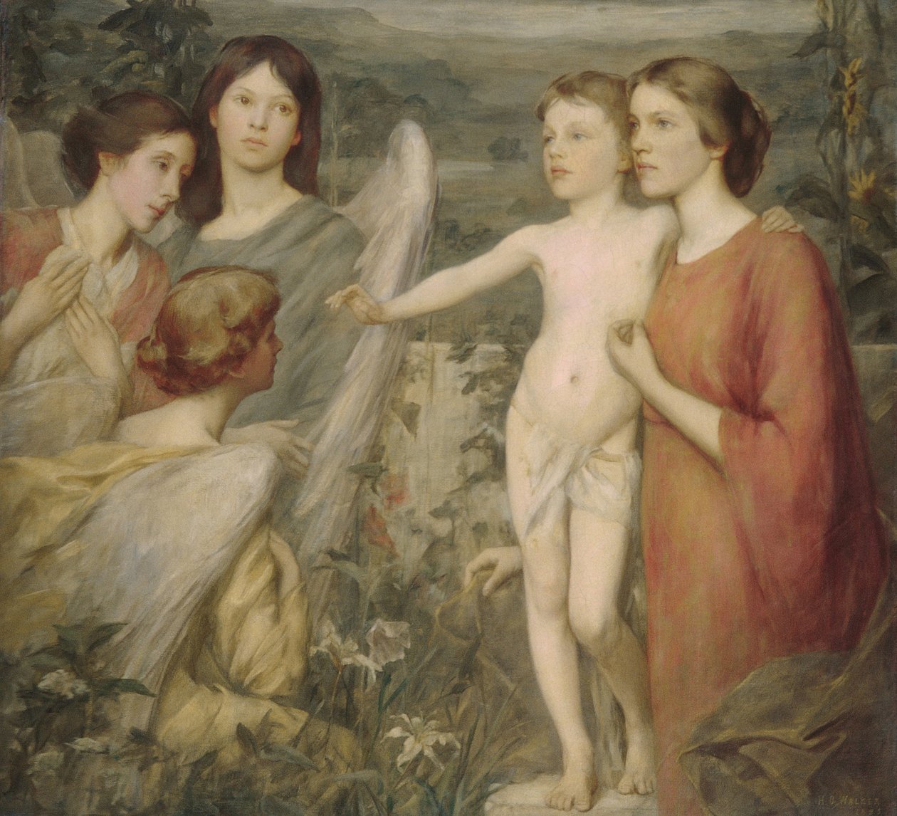 Eine Morgenvision, 1895 von Henry Oliver Walker