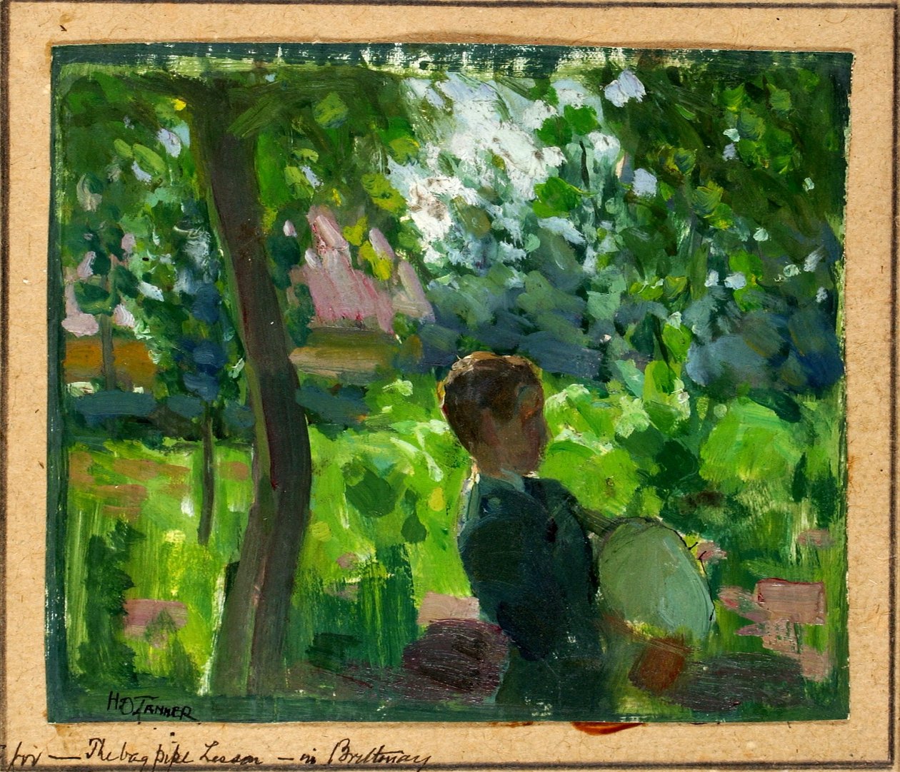 Studie für die Dudelsackstunde von Henry Ossawa Tanner