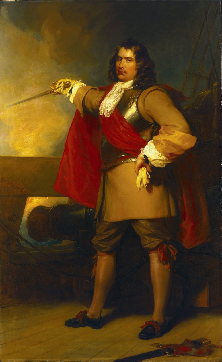 Porträt von Robert Blake von Henry Perronet Briggs
