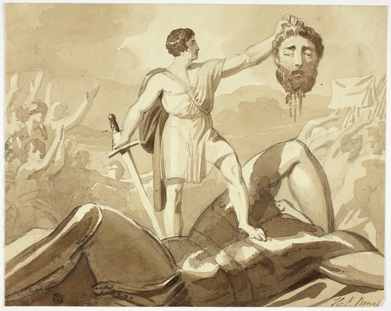 David und Goliath von Henry Pierce Bone