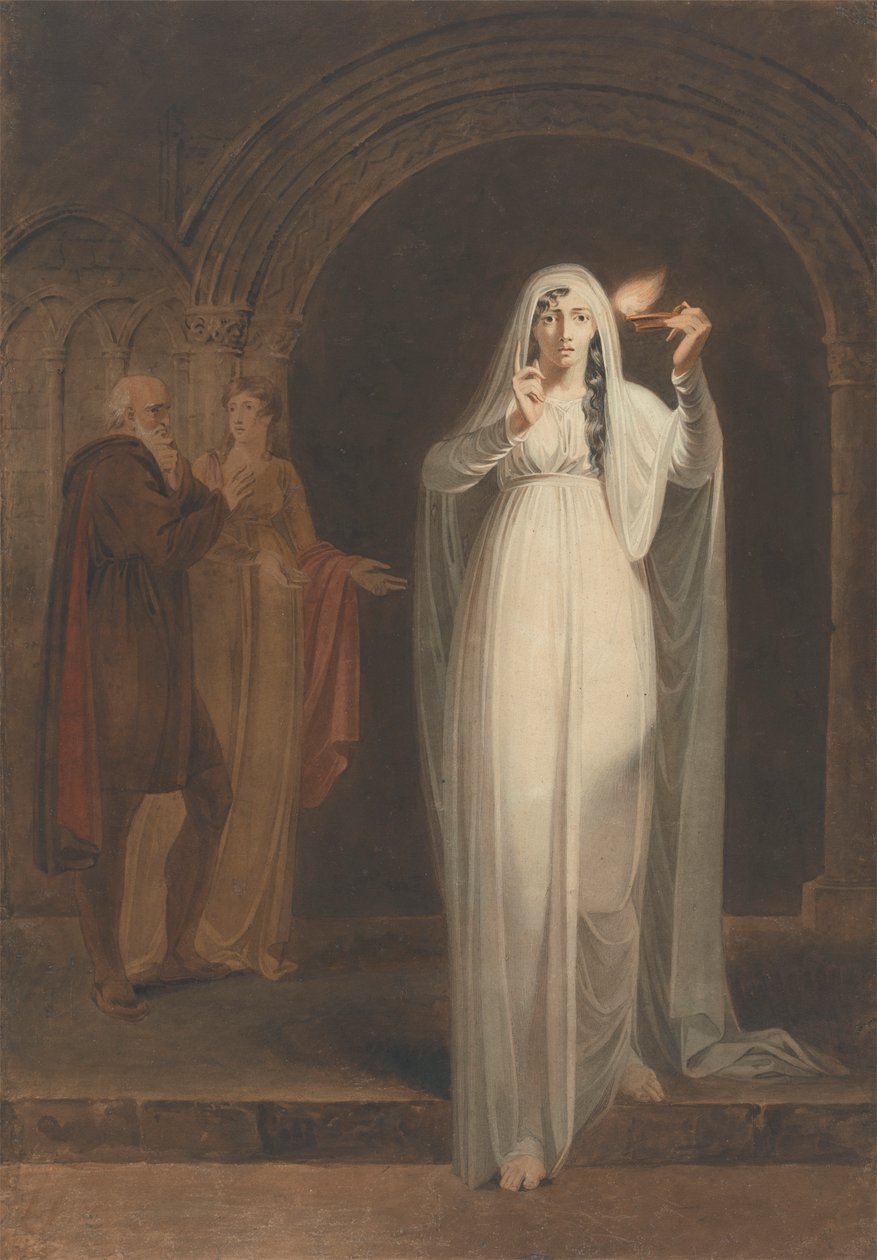 Die Schlafwandel-Szene in Macbeth von Henry Pierce Bone