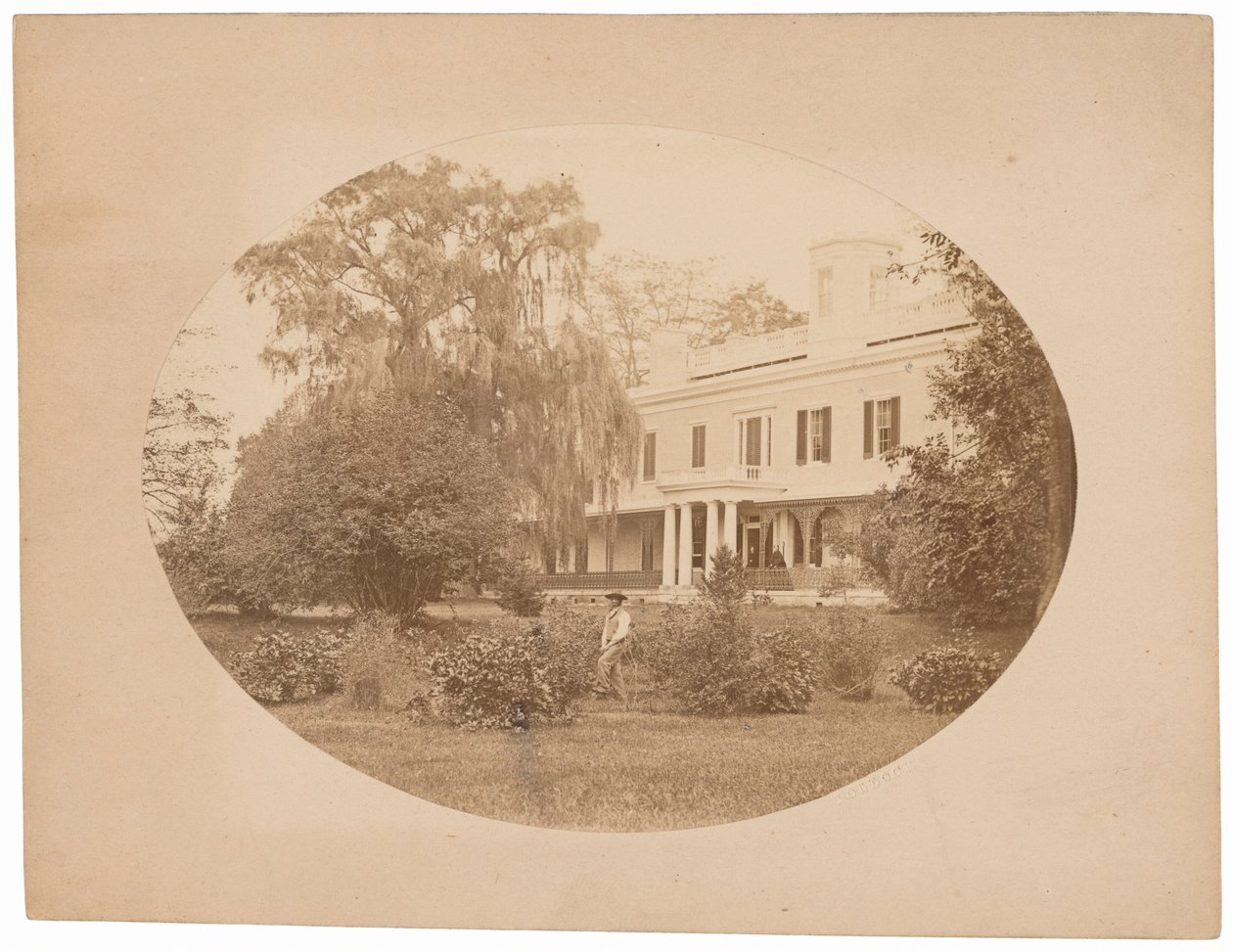 Doughoregan Manor, Maryland, um 1860 von Henry Pollock