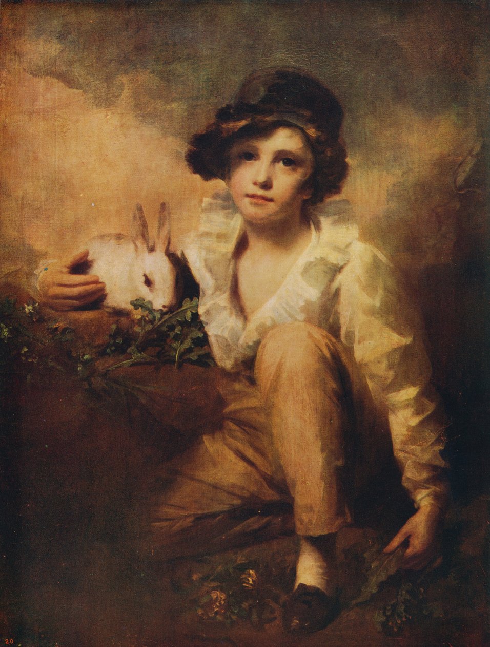 Junge und Kaninchen, 1814 von Henry Raeburn