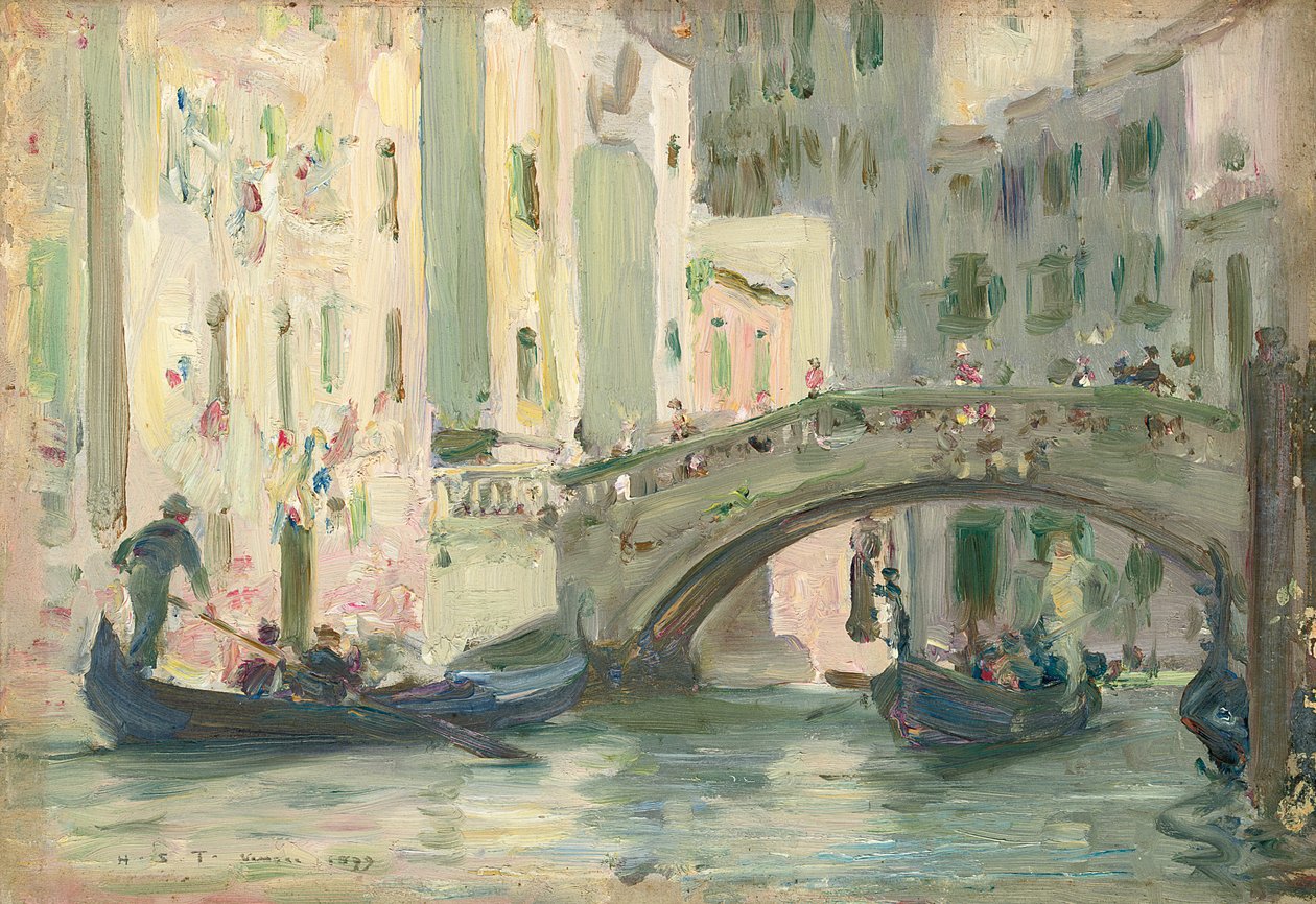 Ein Kanal in Venedig, 1899 von Henry Scott Tuke
