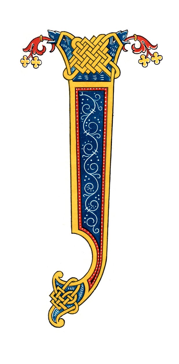 Initialbuchstabe I von Henry Shaw