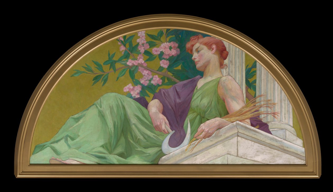 Muse der Landwirtschaft von Henry Siddons Mowbray